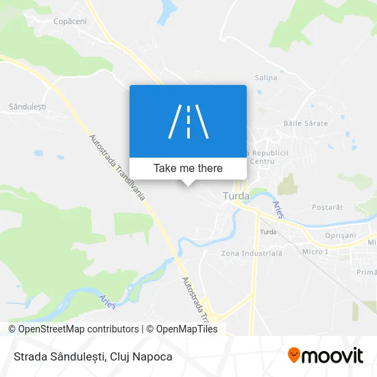 Strada Sândulești map