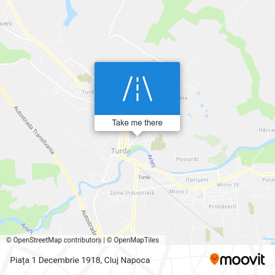 Piața 1 Decembrie 1918 map
