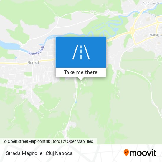 Strada Magnoliei map