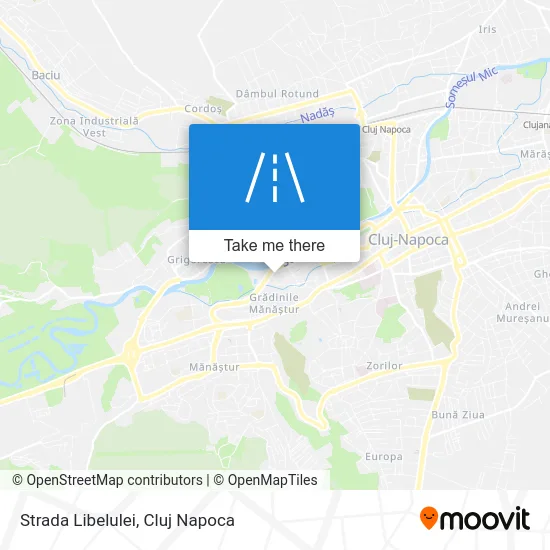 Strada Libelulei map