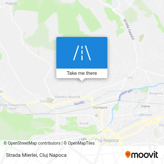 Strada Mierlei map