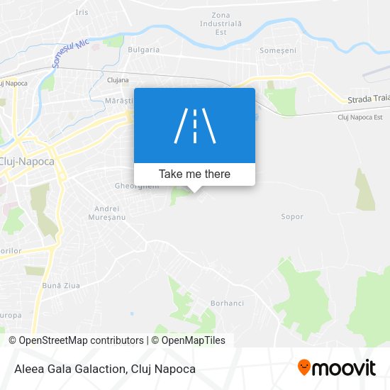 Aleea Gala Galaction map