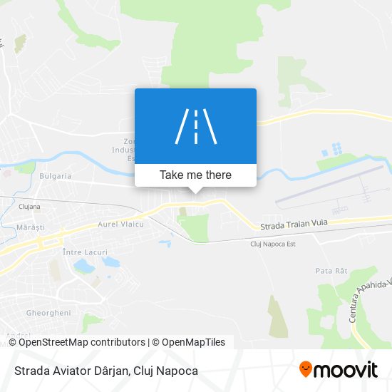 Strada Aviator Dârjan map