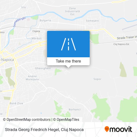 Strada Georg Friedrich Hegel map