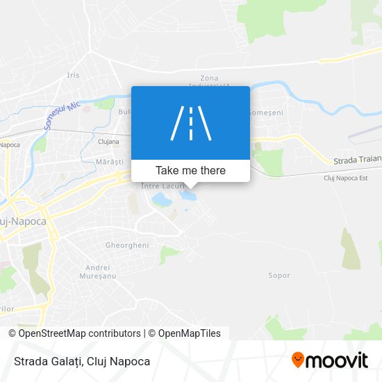 Strada Galați map