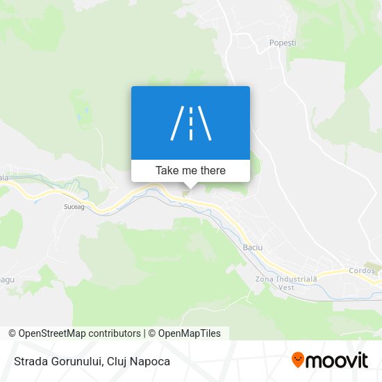 Strada Gorunului map