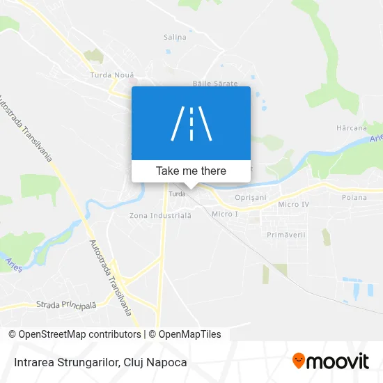 Intrarea Strungarilor map