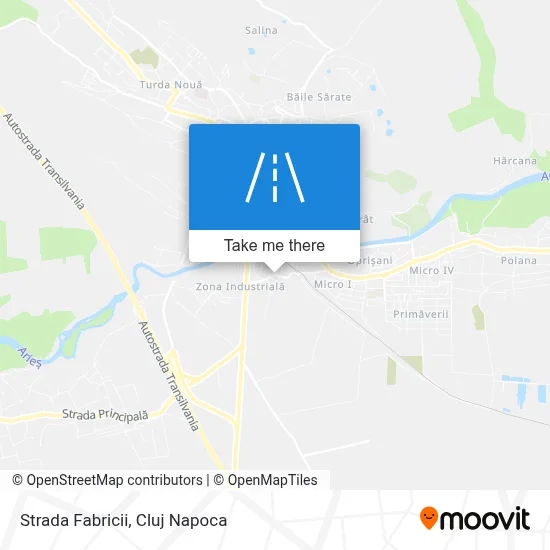 Strada Fabricii map