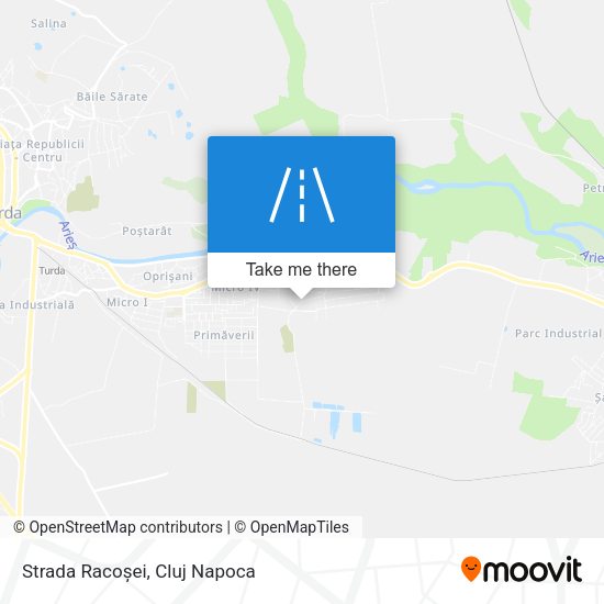Strada Racoșei map