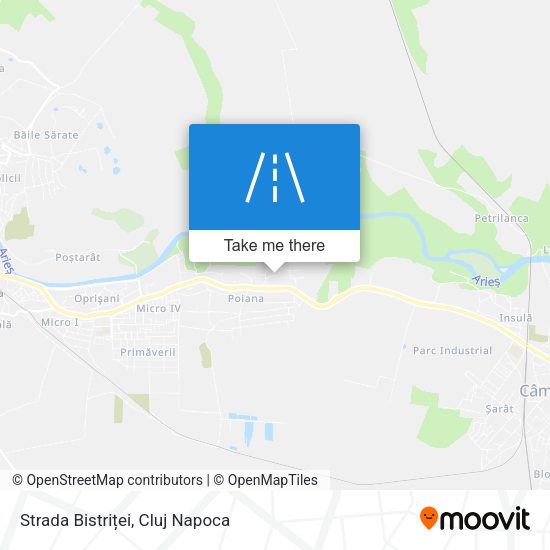 Strada Bistriței map
