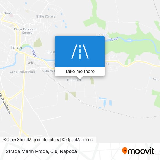 Strada Marin Preda map