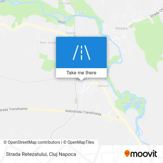 Strada Retezatului map