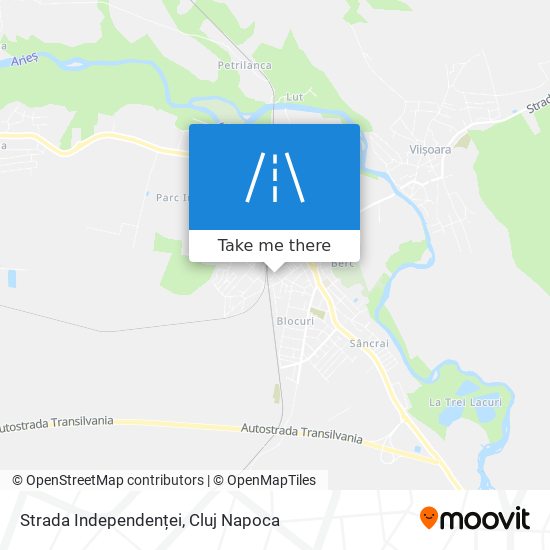 Strada Independenței map