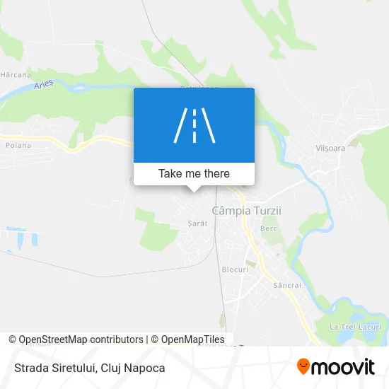 Strada Siretului map