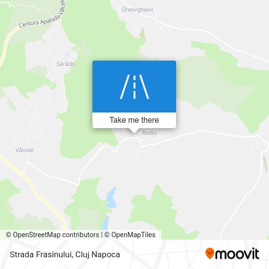 Strada Frasinului map