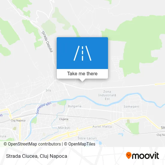 Strada Ciucea map