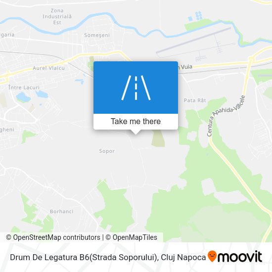 Drum De Legatura B6(Strada Soporului) map