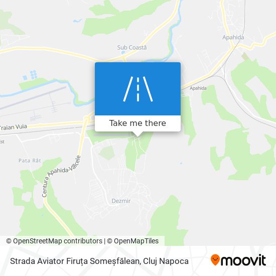 Strada Aviator Firuța Someșfălean map