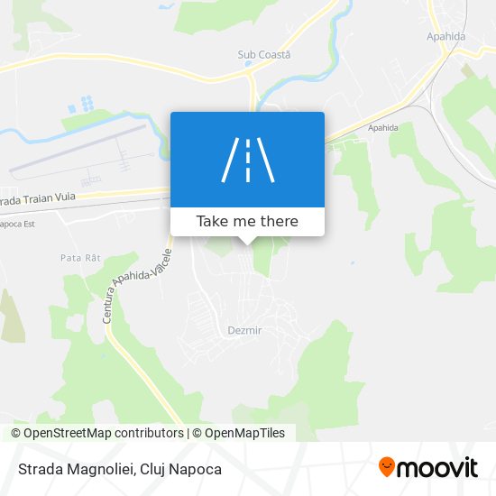 Strada Magnoliei map