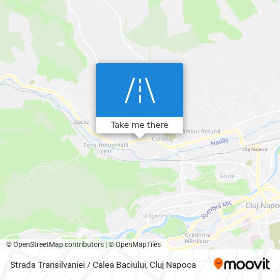 Strada Transilvaniei / Calea Baciului map