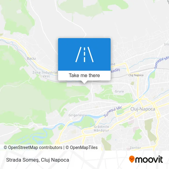 Strada Someş map