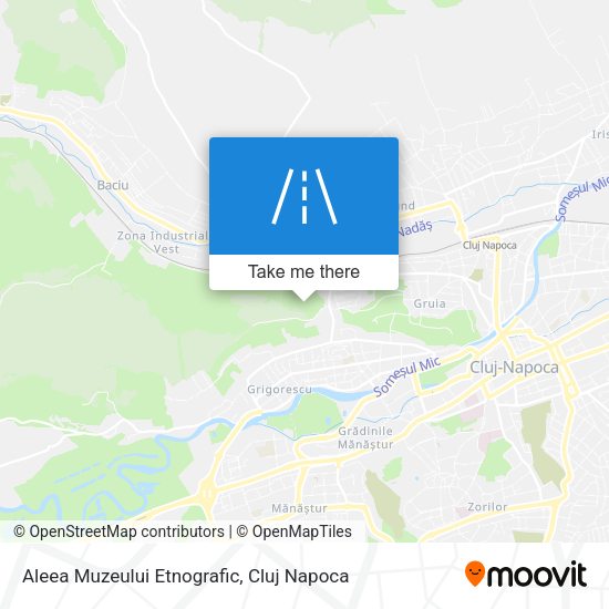 Aleea Muzeului Etnografic map