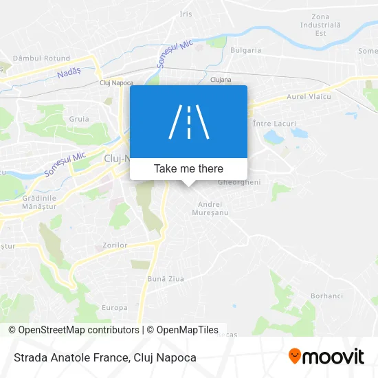 Strada Anatole France map