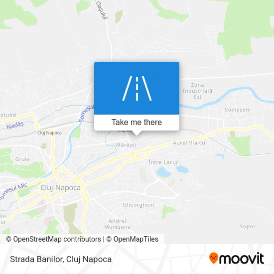 Strada Banilor map
