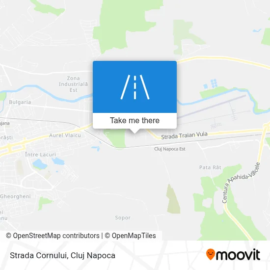 Strada Cornului map