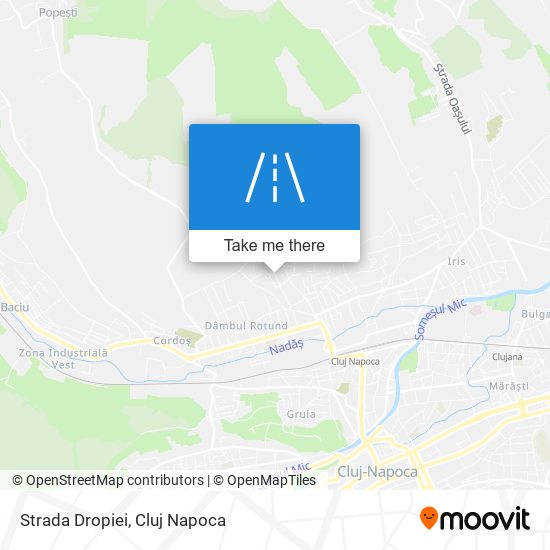 Strada Dropiei map