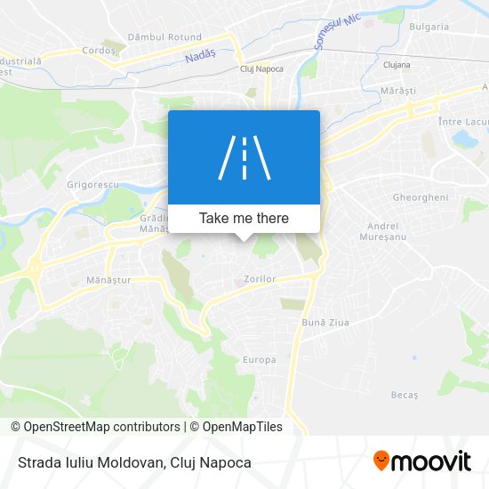 Strada Iuliu Moldovan map