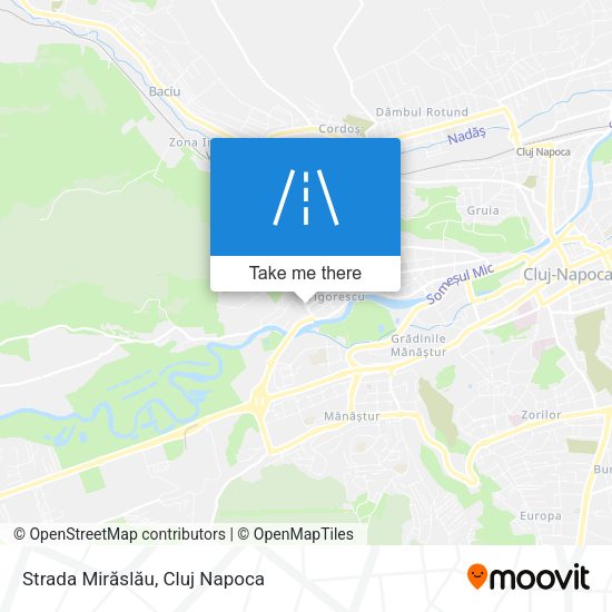 Strada Mirăslău map