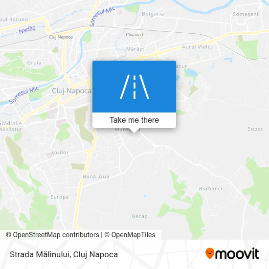 Strada Mălinului map