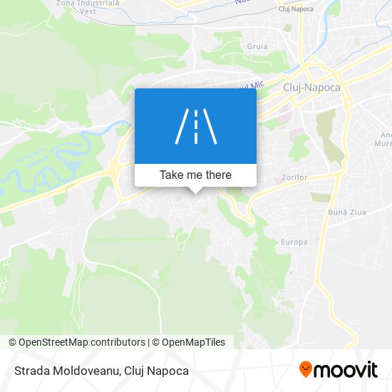 Strada Moldoveanu map