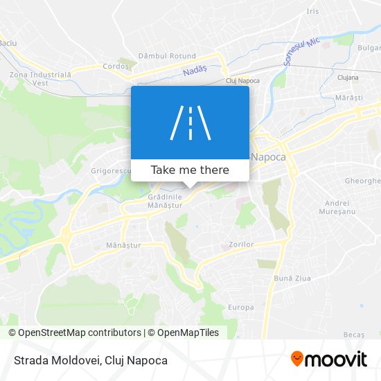 Strada Moldovei map