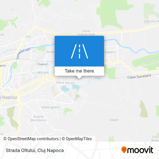 Strada Oltului map