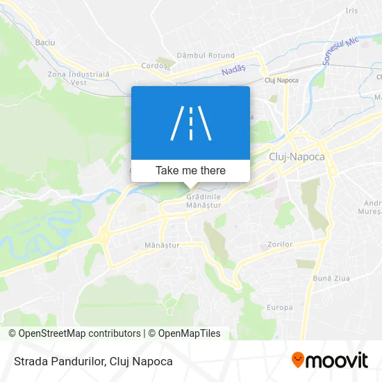 Strada Pandurilor map