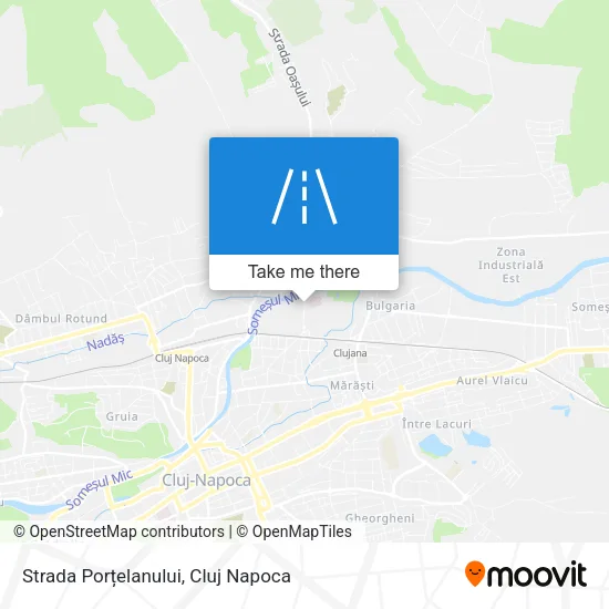 Strada Porțelanului map