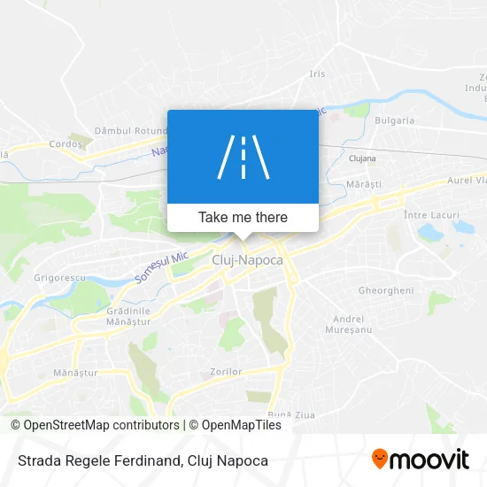 Strada Regele Ferdinand map