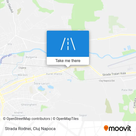 Strada Rodnei map
