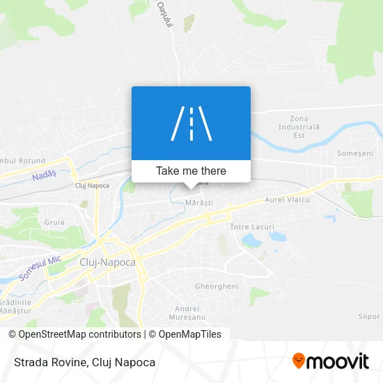 Strada Rovine map