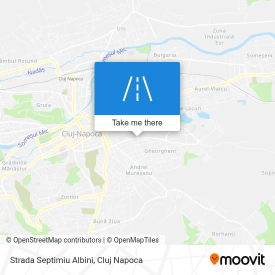Strada Septimiu Albini map