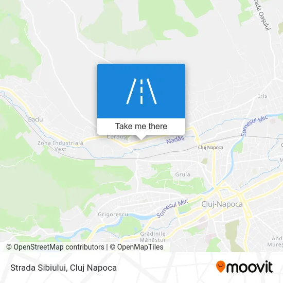 Strada Sibiului map