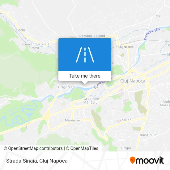 Strada Sinaia map