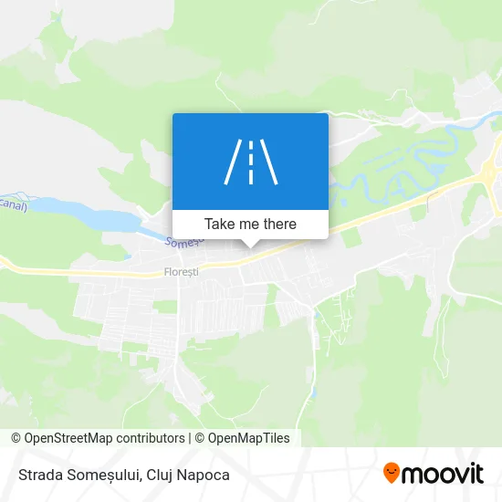 Strada Someșului map