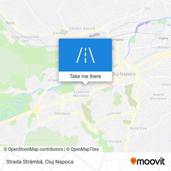 Strada Strâmbă map