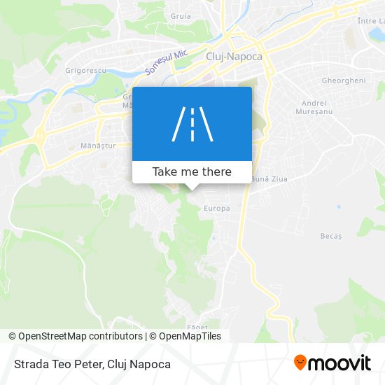 Strada Teo Peter map