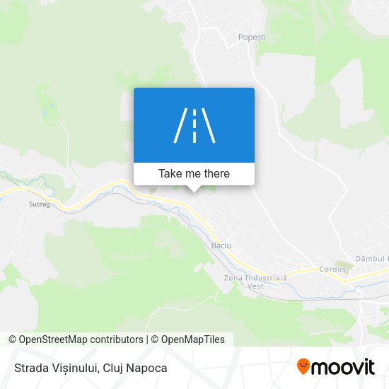Strada Vișinului map