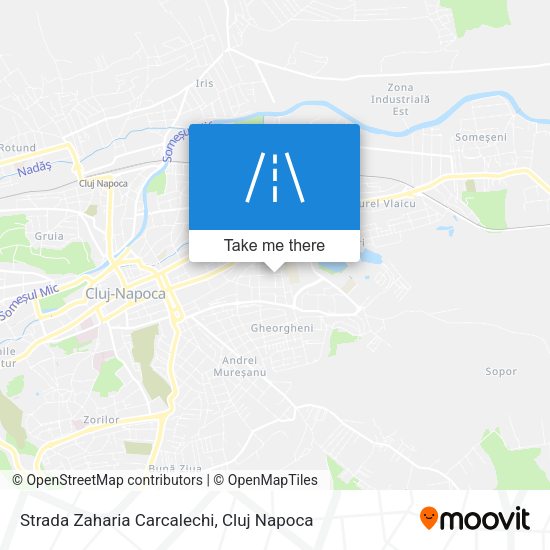 Strada Zaharia Carcalechi map