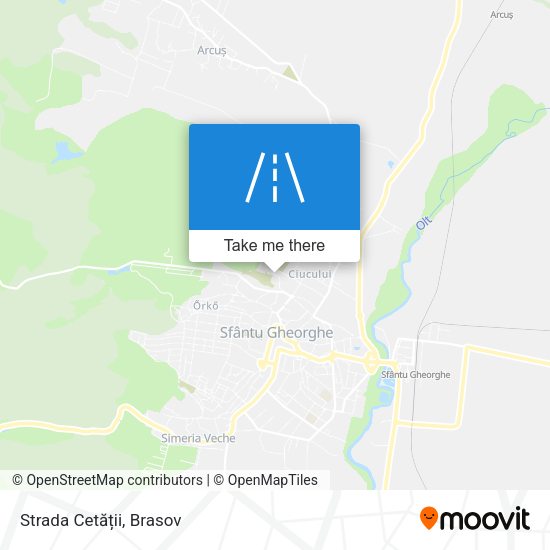 Strada Cetății map